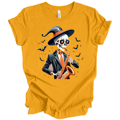 Spooky Jazz Music Halloween Tee