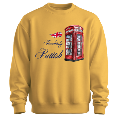 Timelessly British Red Phone Booth Unisex Sweatshirt