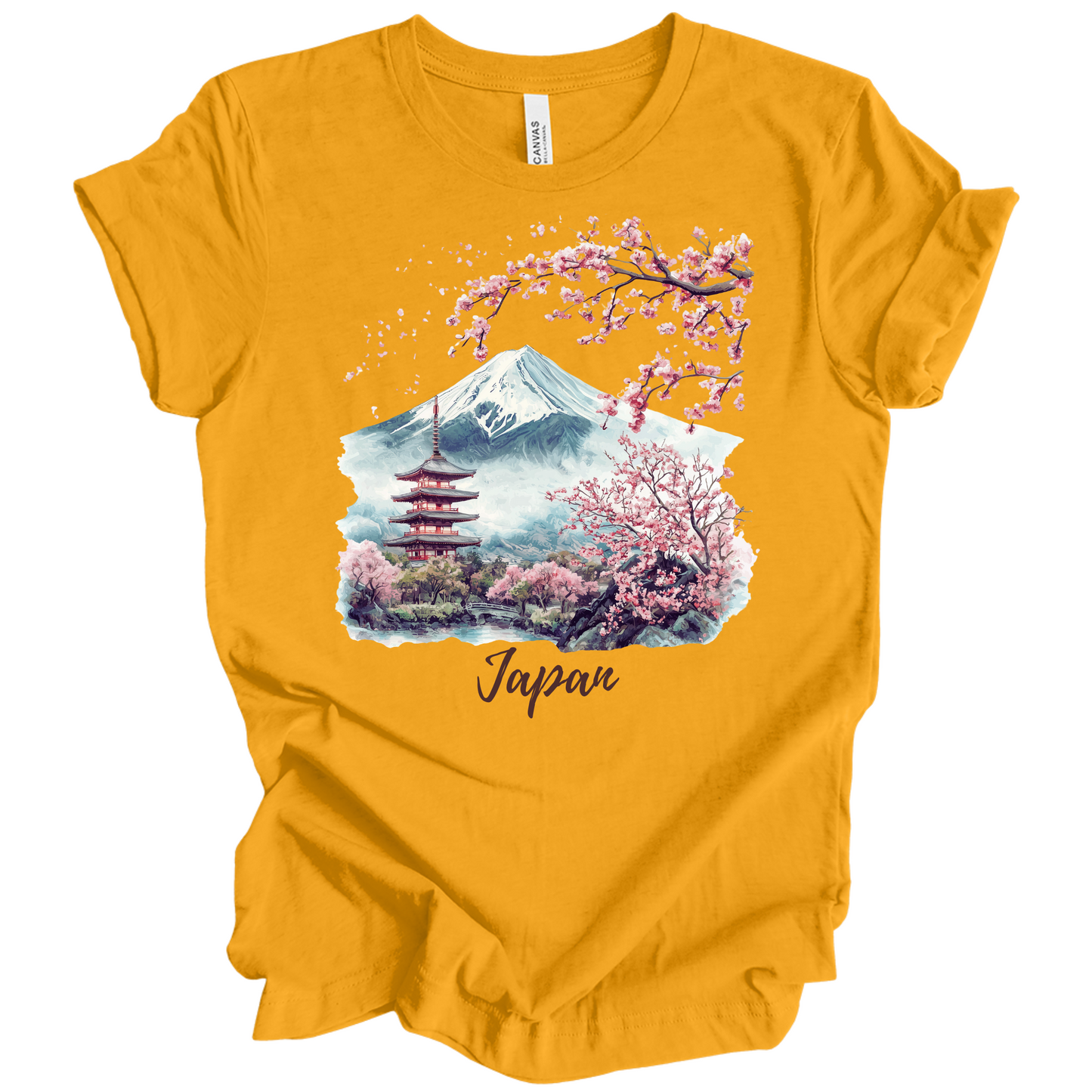 Serene Japan: Fuji & Temples Travel Tee