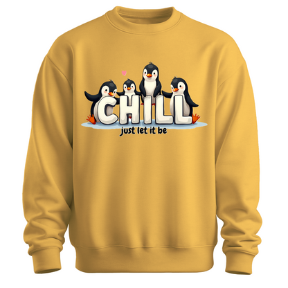 Chill Vibes Only – Penguin Edition Sweatshirt