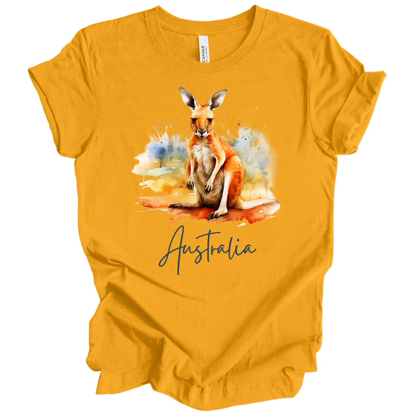 Aussie Hopper Kangaroo Travel Tee