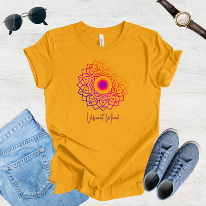 Vibrant Mind Mandala Unisex Tee