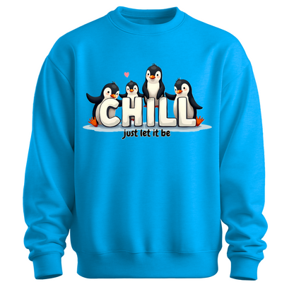 Chill Vibes Only – Penguin Edition Sweatshirt