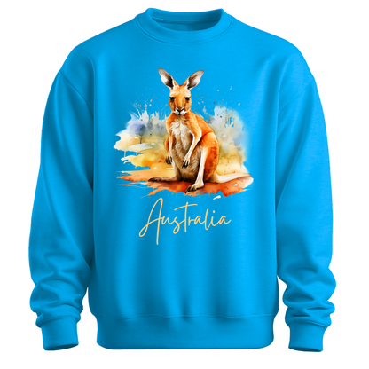 Aussie Hopper Kangaroo Travel Sweatshirt