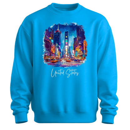 USA Time Square Sweatshirt
