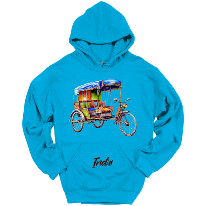 Rickshaw Rides: Explore India Hoodie