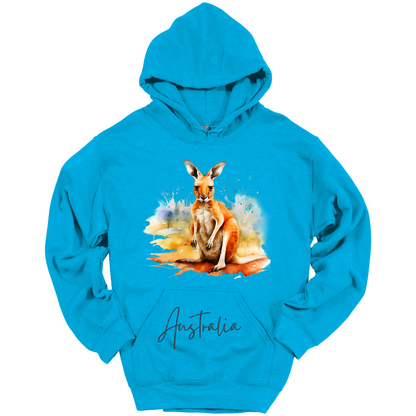 Aussie Hopper Kangaroo Travel Hoodie