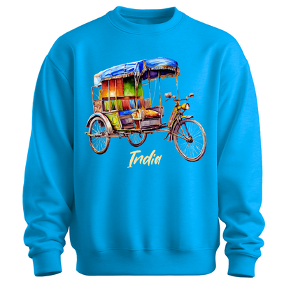Rickshaw Rides: Explore India Sweatshirt