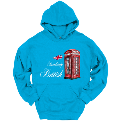 Timelessly British Red Phone Booth Unisex Hoodie