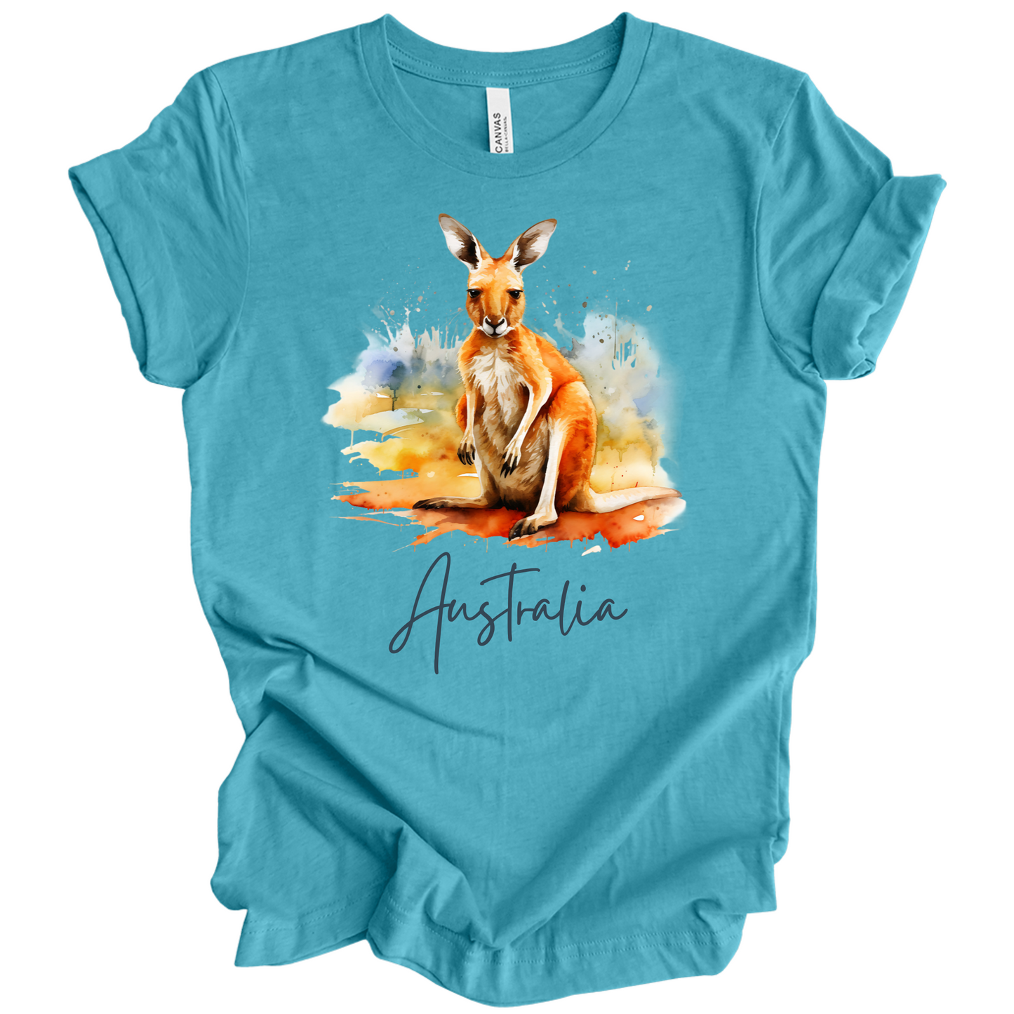 Aussie Hopper Kangaroo Travel Tee