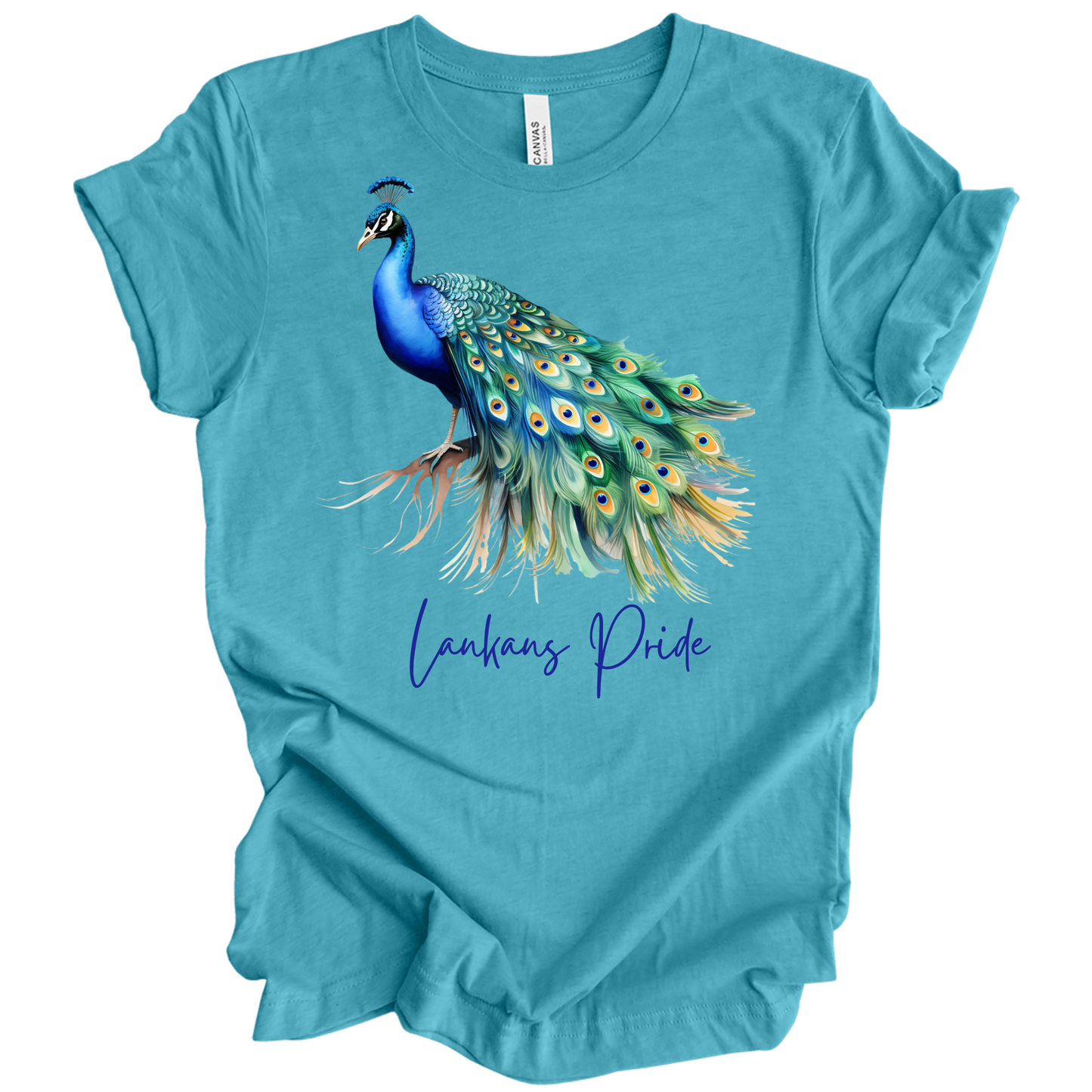 Majestic Peacock Sri Lanka Tee