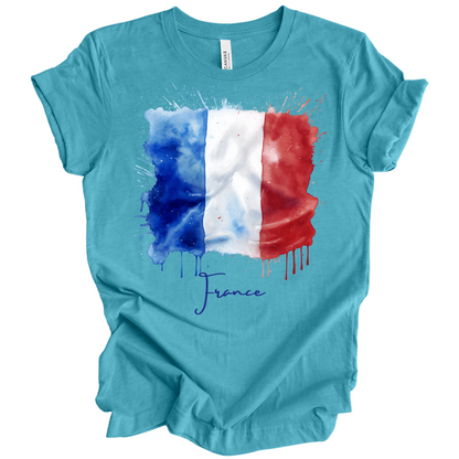 Vive La France: French Flag Tee