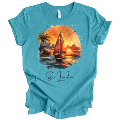 Sri Lanka Sunset Drift Tee