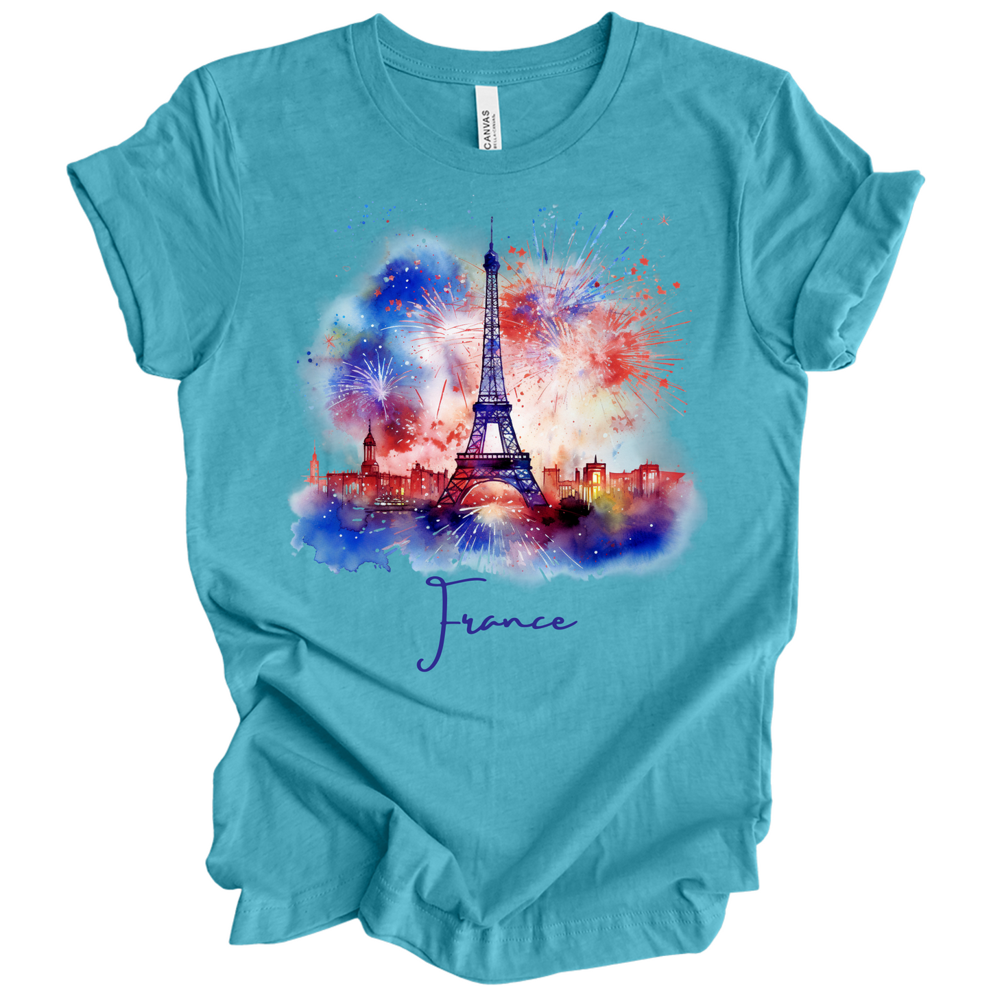 Wanderlust France, Paris: Eiffel Tower Tee