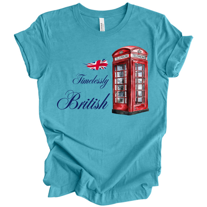 Timelessly British Red Phone Booth Unisex T-shirt