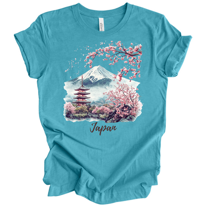 Serene Japan: Fuji & Temples Travel Tee