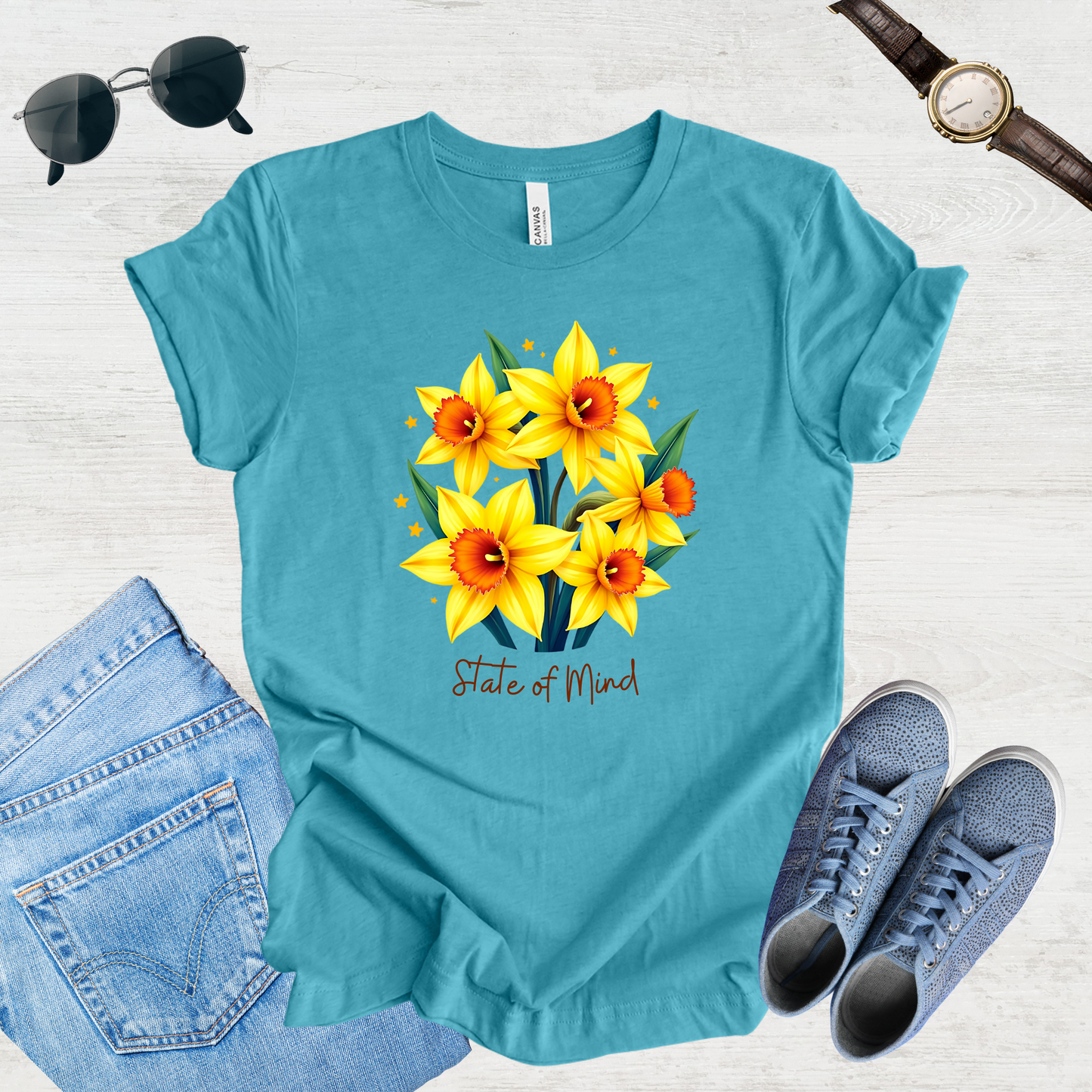 State of Mind Daffodil Bloom Tee