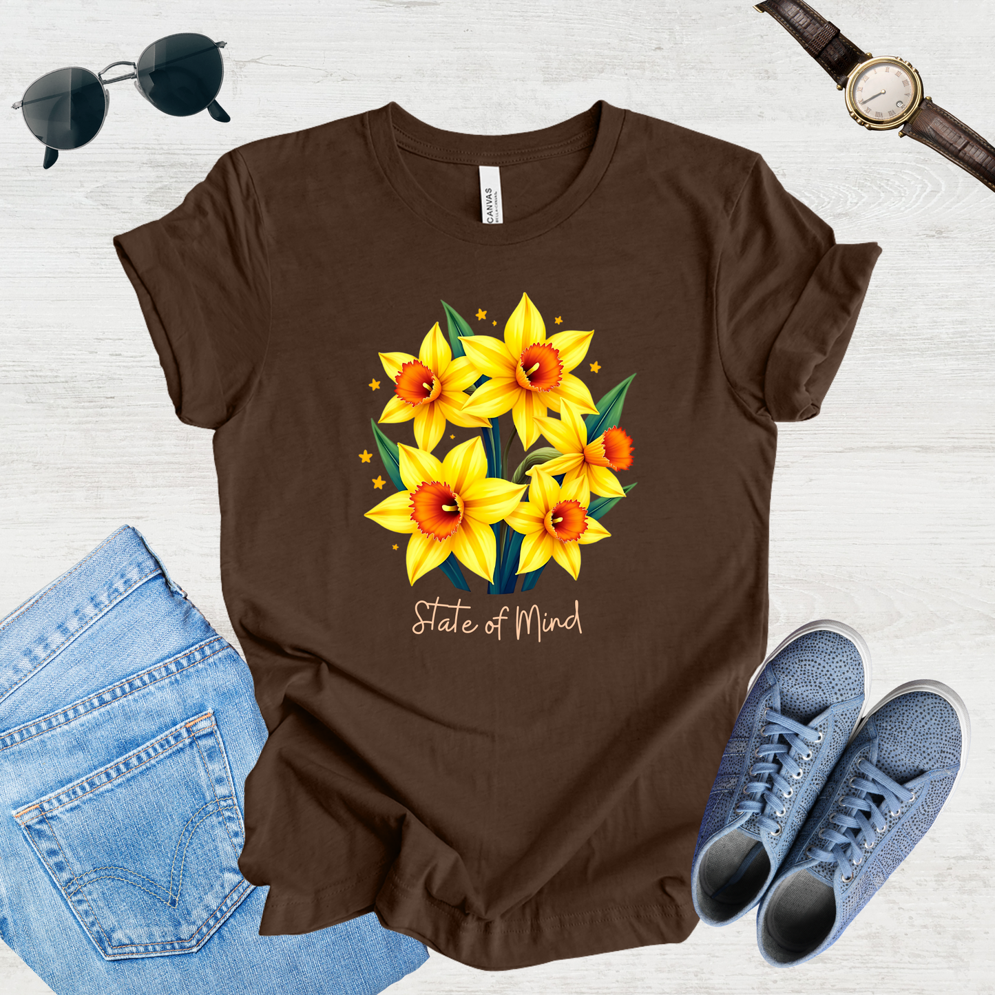 State of Mind Daffodil Bloom Tee