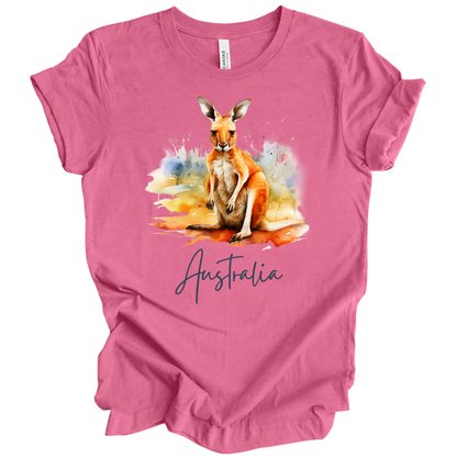 Aussie Hopper Kangaroo Travel Tee