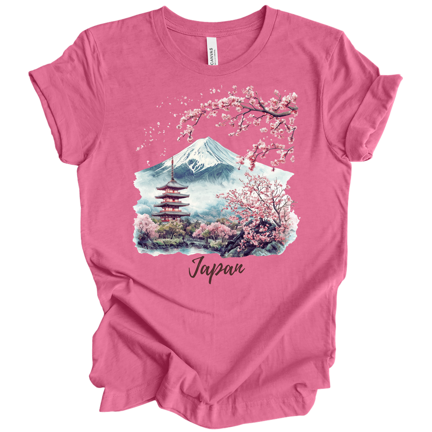 Serene Japan: Fuji & Temples Travel Tee