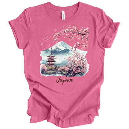 Serene Japan: Fuji & Temples Travel Tee