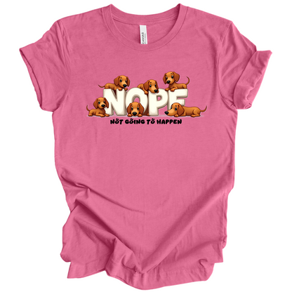 Dachshund NOPE Tee