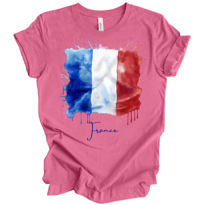 Vive La France: French Flag Tee