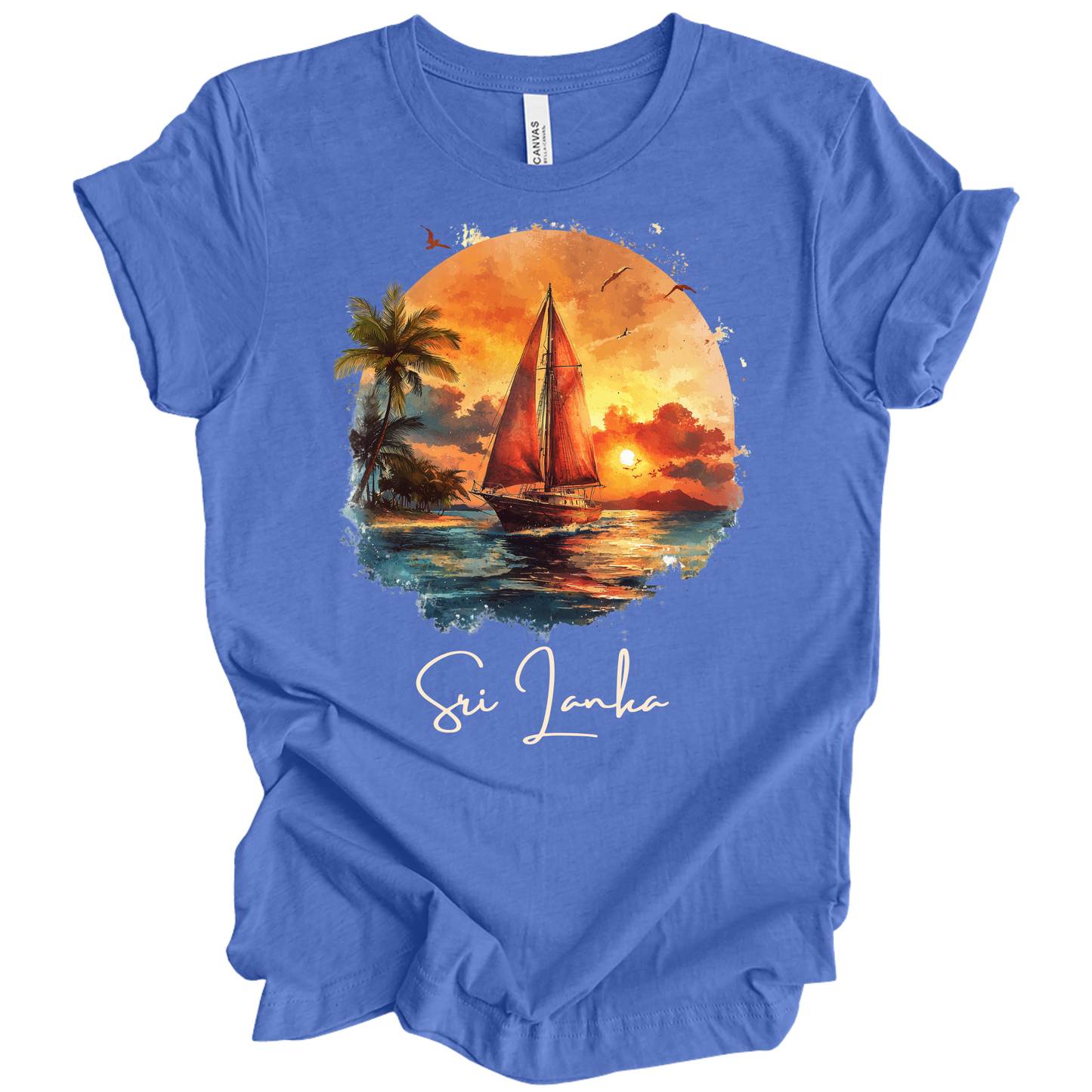 Sri Lanka Sunset Drift Tee