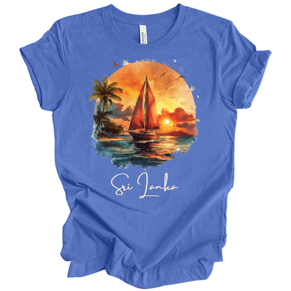 Sri Lanka Sunset Drift Tee