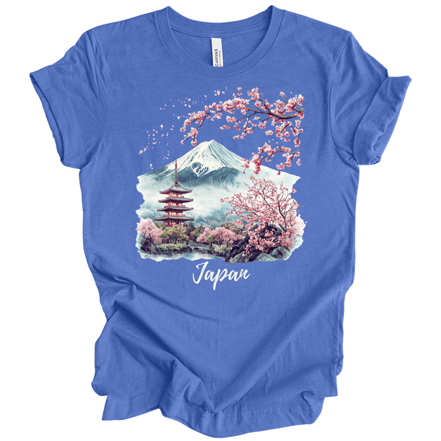Serene Japan: Fuji & Temples Travel Tee