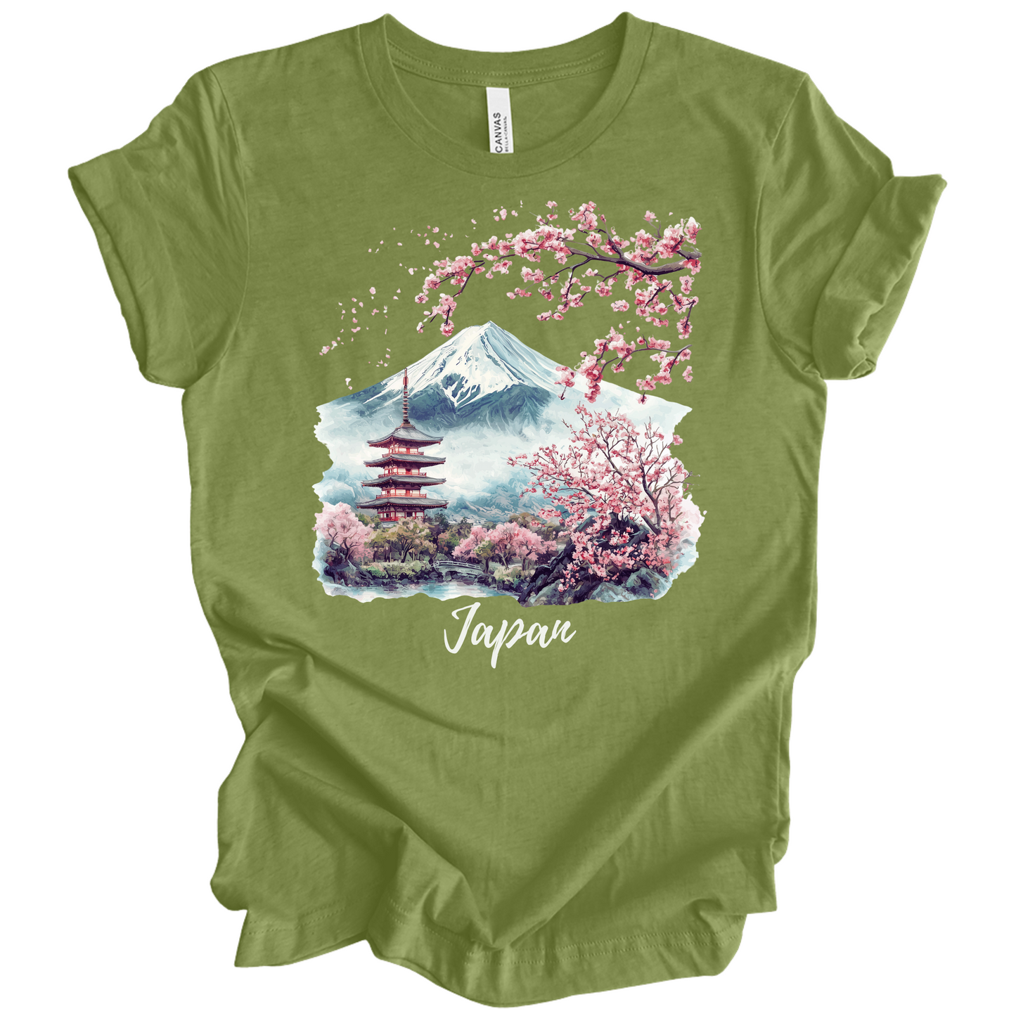 Serene Japan: Fuji & Temples Travel Tee