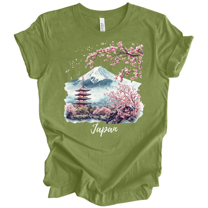Serene Japan: Fuji & Temples Travel Tee