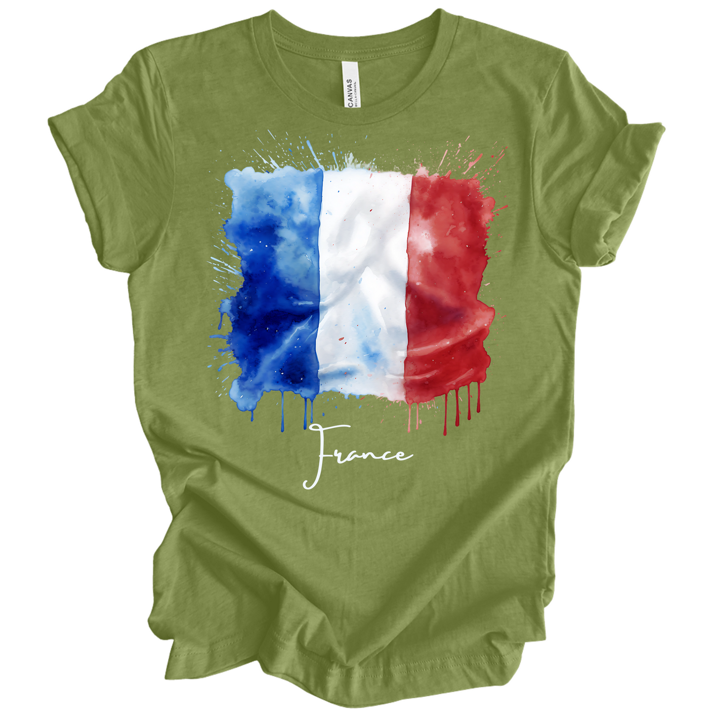 Vive La France: French Flag Tee