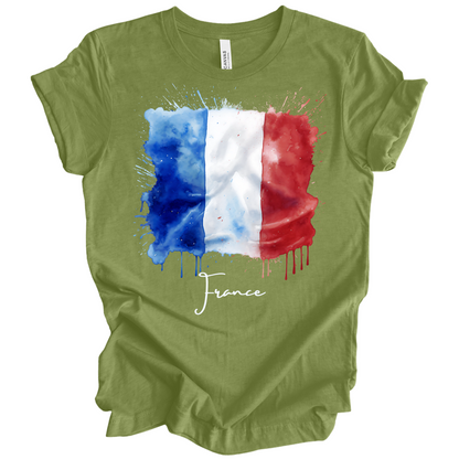 Vive La France: French Flag Tee