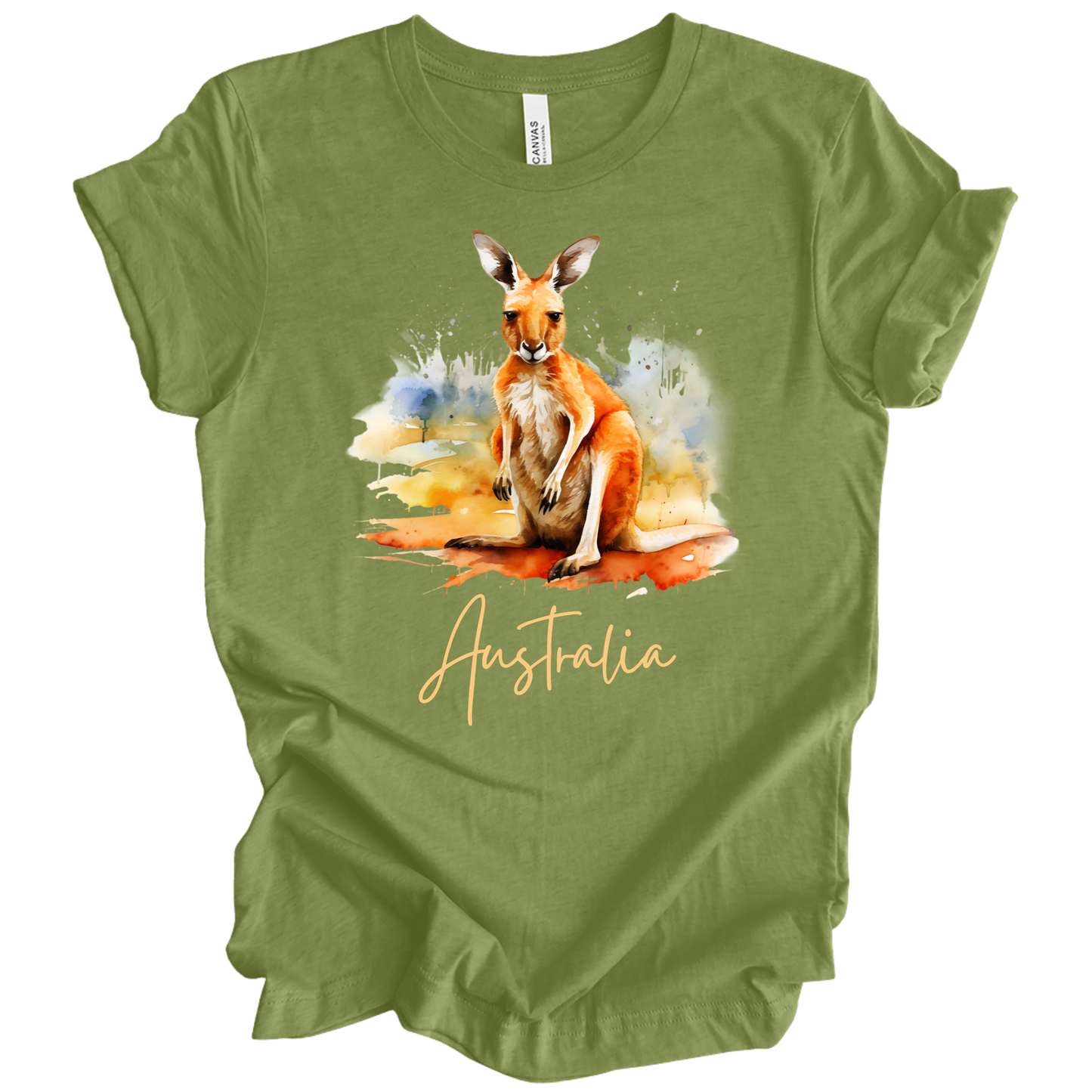 Aussie Hopper Kangaroo Travel Tee