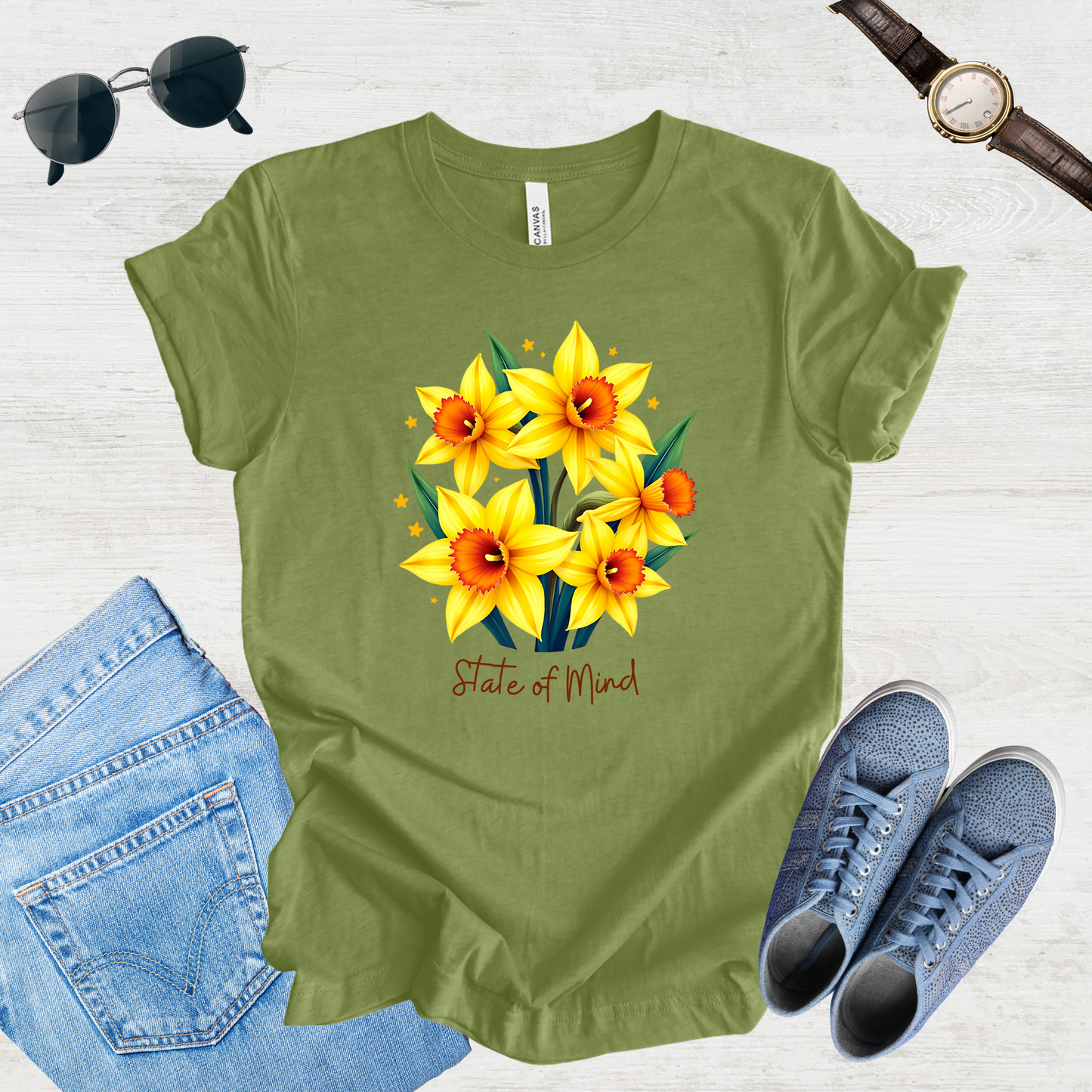 State of Mind Daffodil Bloom Tee