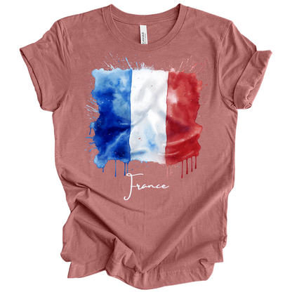 Vive La France: French Flag Tee