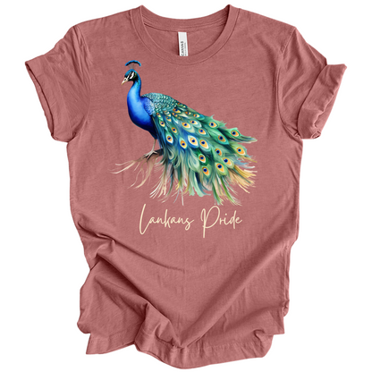 Majestic Peacock Sri Lanka Tee