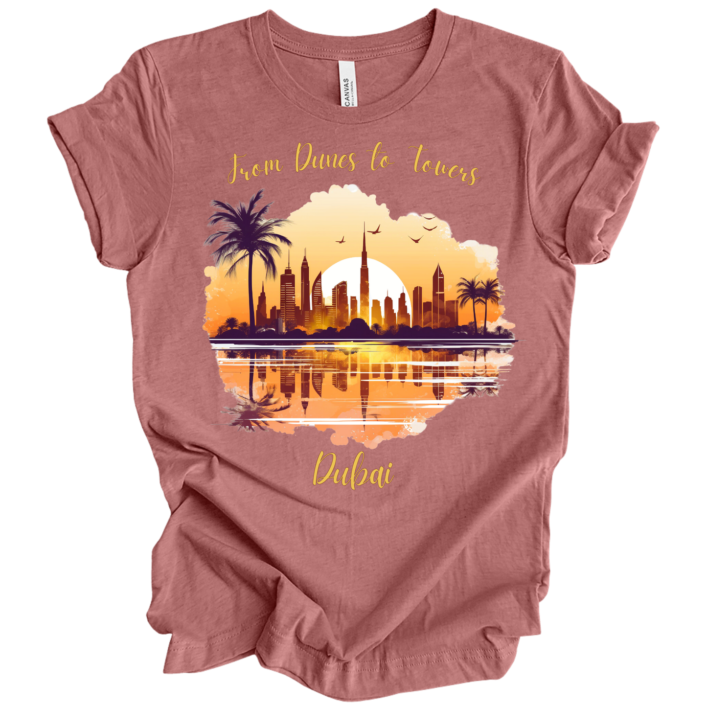 From Dunes to Towers: Dubai Adventure Tee