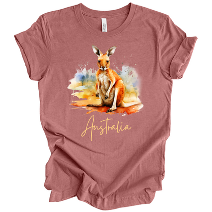Aussie Hopper Kangaroo Travel Tee
