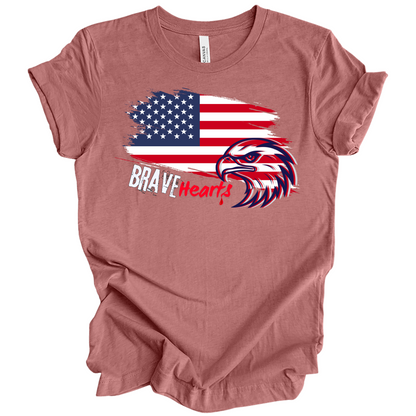 Brave Hearts – Patriot Hawk Tee