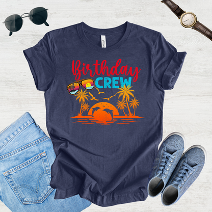 Birthday Crew Vibes Tee