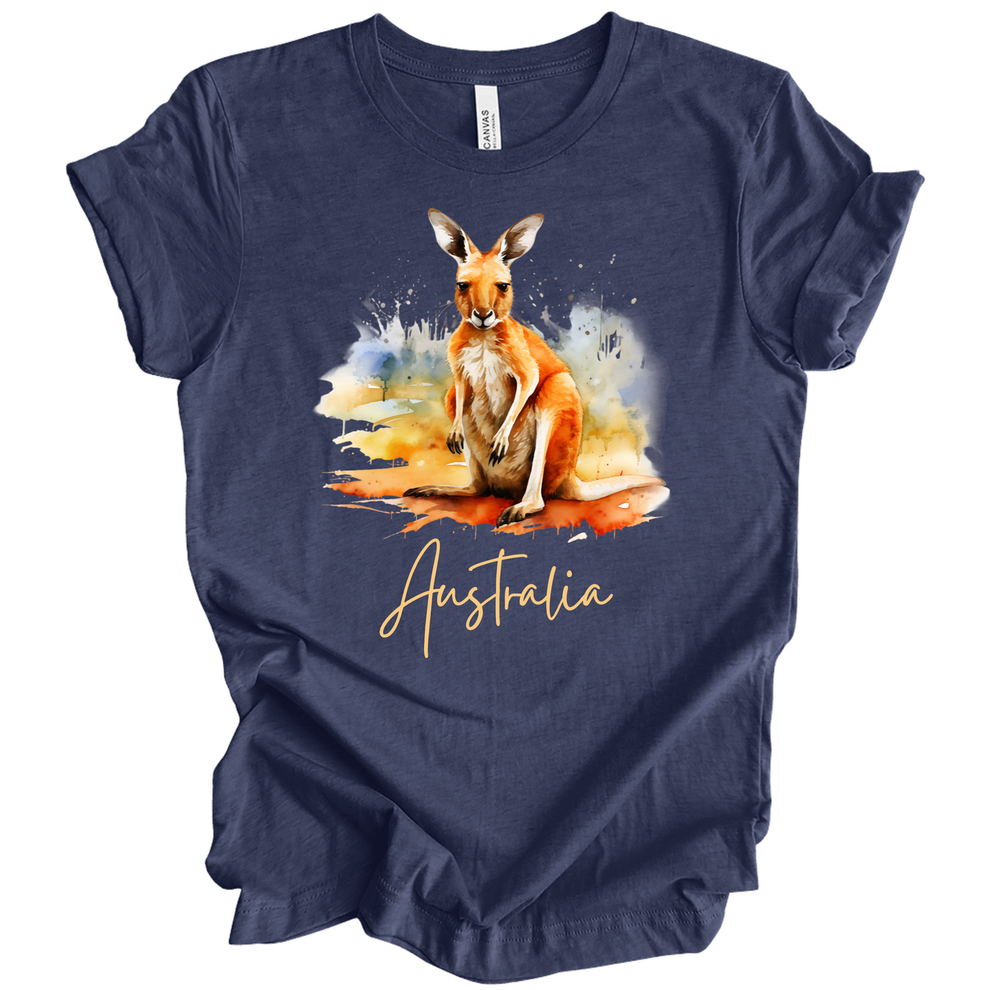 Aussie Hopper Kangaroo Travel Tee
