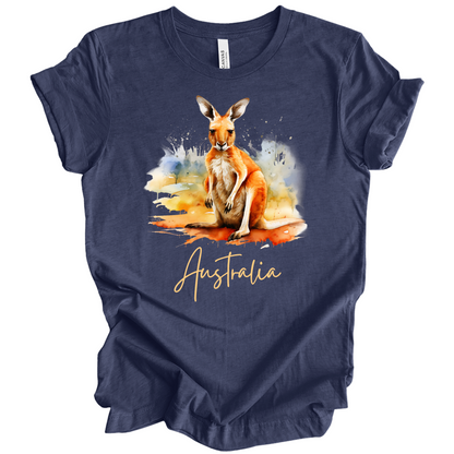 Aussie Hopper Kangaroo Travel Tee