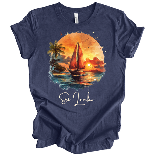 Sri Lanka Sunset Drift Tee