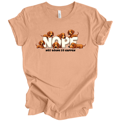 Dachshund NOPE Tee