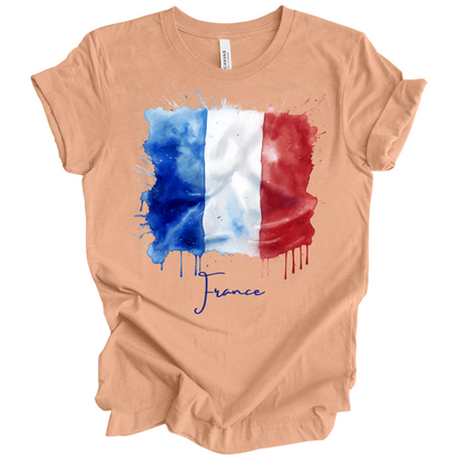 Vive La France: French Flag Tee