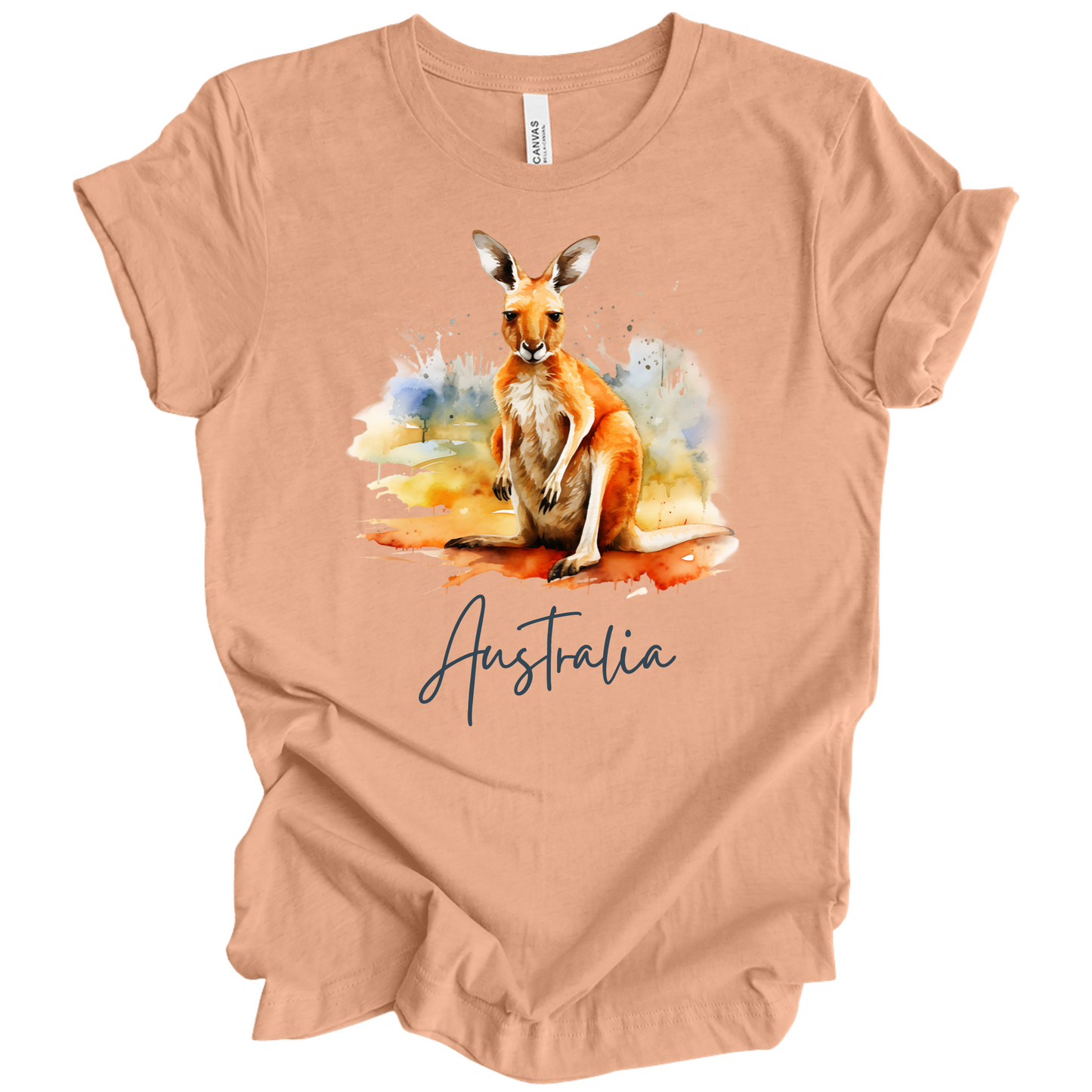 Aussie Hopper Kangaroo Travel Tee