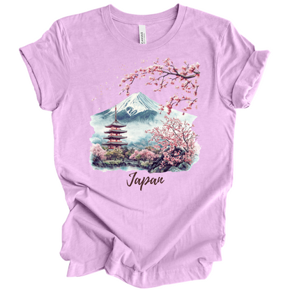 Serene Japan: Fuji & Temples Travel Tee