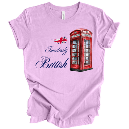 Timelessly British Red Phone Booth Unisex T-shirt
